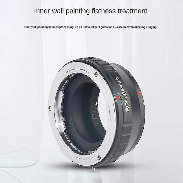 Objektivadapterring til Rollei Qbm-objektiv til Olympus Panasonic M4/3