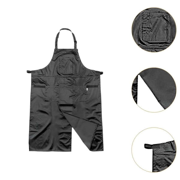 Arbetsförkläde Multifunktionell Polyester Verktygsväska för Hushållning Servitör Barberare