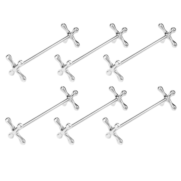 6 st Zinklegering Ätpinnar Stöd Skedar Ställ Gafflar Knivar Hållare Rack Ställ Metallhantverk Bordsdekor