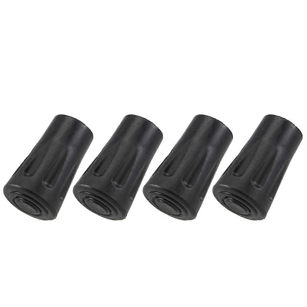 4 stk. Udskiftnings Gummi Dutter til Vandrestave Trekking Stave 4cm