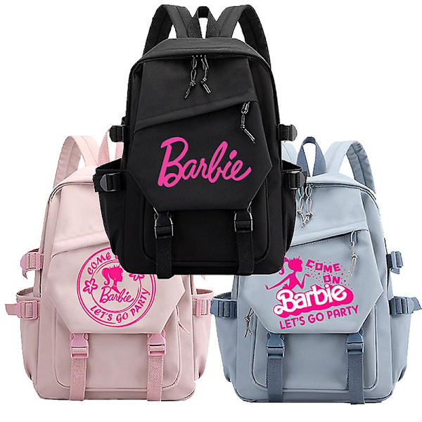 Barbiee Rygsække med stor kapacitet Kvinder Piger Rygsække Lette rejsetasker Skoletasker Business Laptop Packbags BBWW136