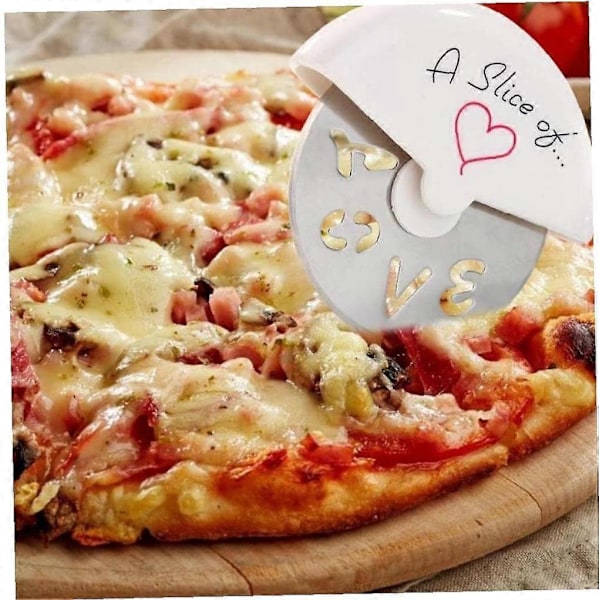 Froiny Pizzaskärare Rostfritt Stål Runt Hjul Skärande Skärare för Pizza Roulette Roller Deg Pizzaskivare Skärare Bakning