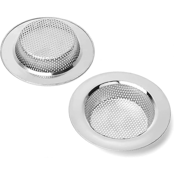 2 kpl, keittiön tiskialtaan siivilä, keittiön tiskialtaan ritilä, ulkohalkaisija 115 mm