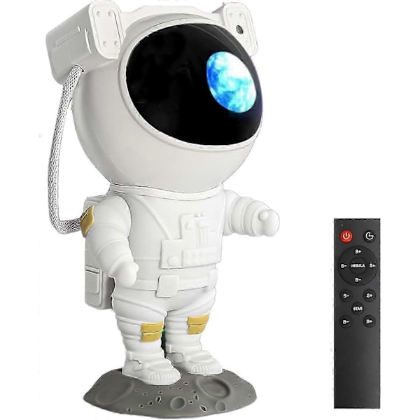 Astronaut Projektor Stjerneprojektor Galakseprojektor, med Timer & Fjernkontroll