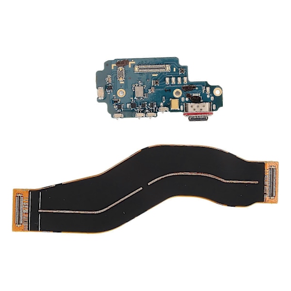 Laddport Ersättning för Galaxy S22 Ultra 5G S908B N EU Version PCB USB C Dock Connector Flexkabel Reparationsdel med Verktygssats