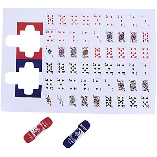 1 setti Miniatyyri Pelikortit Nukkitalo Pokeri Nukkitalo Koriste Nukkitalo Tarvikkeet Koriste Nukkitalo Nukkitalo Koriste Joulukoriste