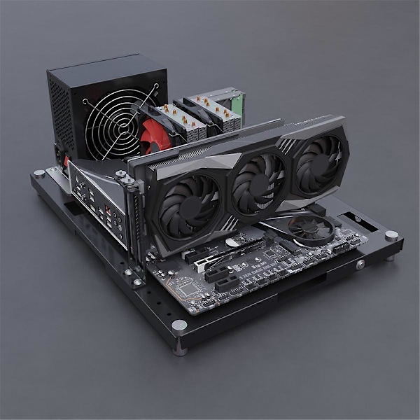 PC Test Åbent Chassis Rack Bænk Åben Ramme DIY Gaming Computer Åbent Kabinet Understøtter Bundkort ATX M