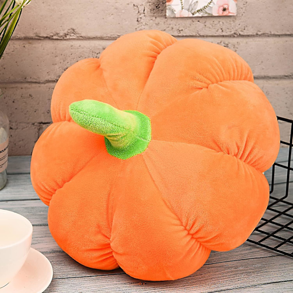 11,8 tommers plysj gresskar leke myk utstoppet gresskar Halloween Thanksgiving gave dekorasjon hjemmepynt gresskar plysj pute gresskar sofa pute
