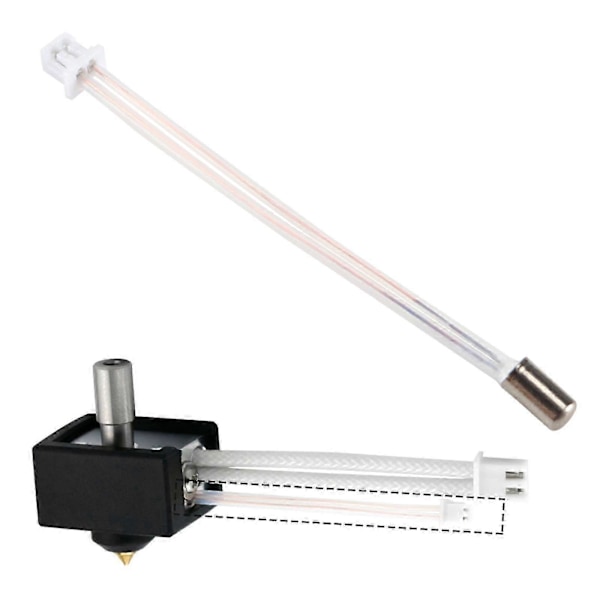 til 3D Printer Ender-3 S1 Termistor Temperatur Sensor Hot End Temperaturmålingslinje HT-NCT100K