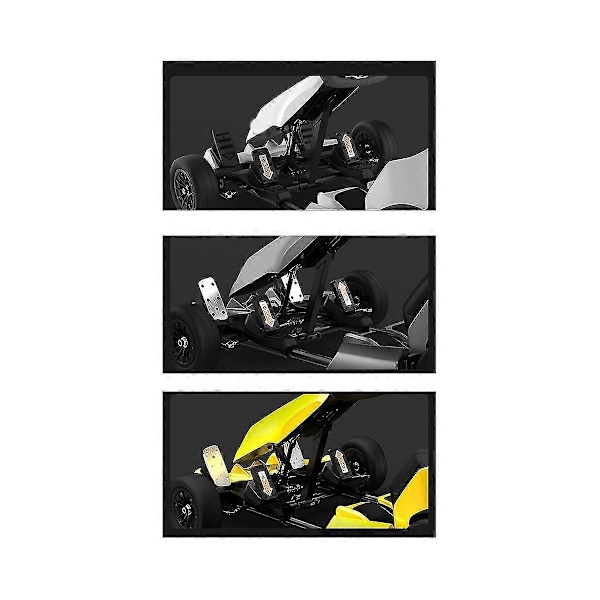 Fartsbegrenser Gasspedal og Bremsepedal for Gokart Kit Akselerator Bremsepedal for Gokart Pro Scooter Deler