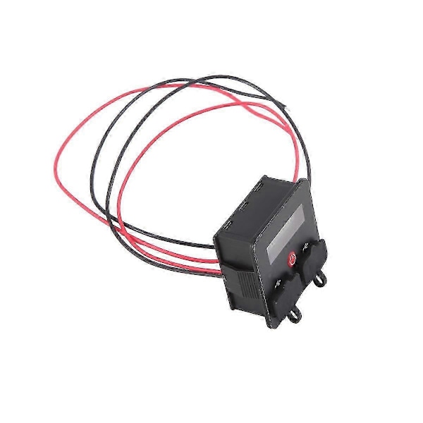 DC12-24V Akun kapasiteetin ilmaisin Volttimittari Akun valvontamittari kaksois-USB-laturipistokkeella