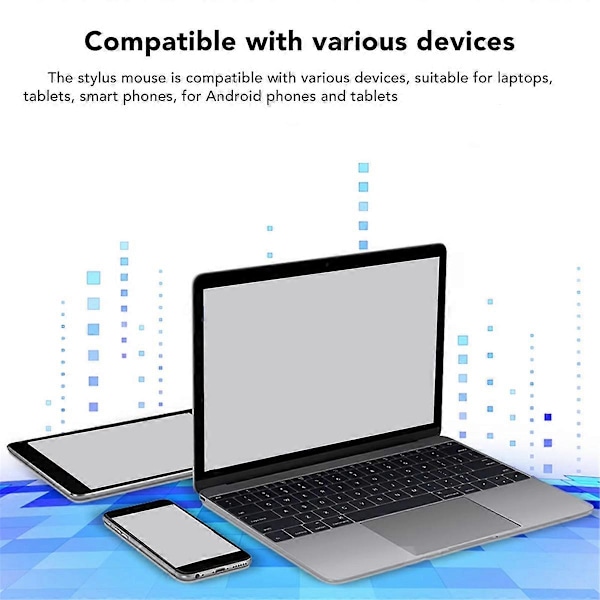 Trådlös Mus Penna 2.4G Optisk Fickpenna Mus med Funktion för Laptop Tablet Smartphone Trådlös