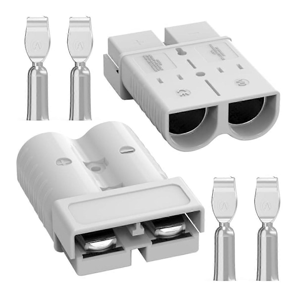 Anderson-kontakt, 350 Amp snabbkoppling för batteri för bogsering (2-pack)