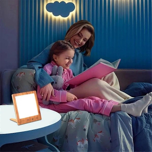 Fluorescerande skrivbordslampa 10000 Lux Sänglampa UV-fri LED