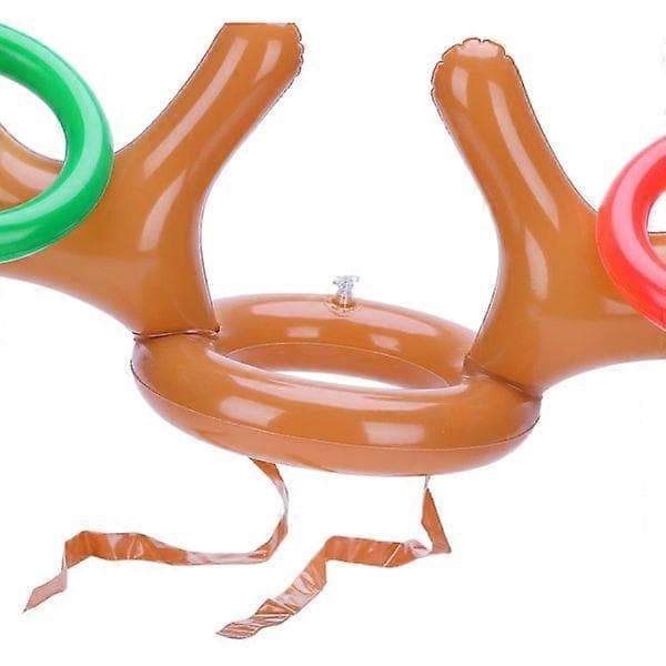 Julspelsren Ringkastningsspel (2-pack), Uppblåsbart renhorn Ringkastningsspel för barn