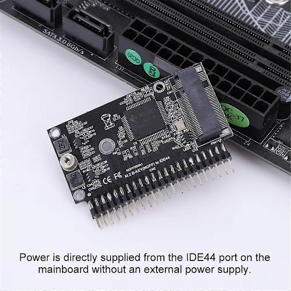 M.2 NGFF SATA SSD - 2,5 tuuman IDE 44pin -sovitin 150MB/S M.2 NGFF SATA