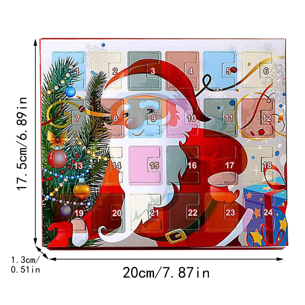 Kaffe 2022 Veggkalender Julenedtelling Adventskalender 2023 Med Mote DIY Armbånd Halskjede Charms Smykker Advent