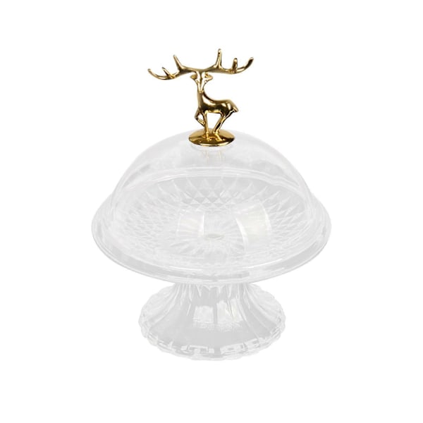 Kakefat Brødtallerken Matfat Bakebrett Oppbevaringsorganisator Multifunksjonell Skrivebordsornament Snacksdisplay Kakefat