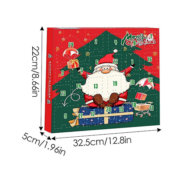 Adventskalender Byggeklodser Legetøj Til Børn Adventskalender Til Udvikling af Tålmodighed Kalender Legetøj Til Børn Julegave style 3