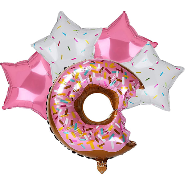 Stor Donut Folieballonger Stor Mylar Smultringballong Gigantisk For Bursdagsfest Dekorasjoner Utstyr Baby Shower Donut Time