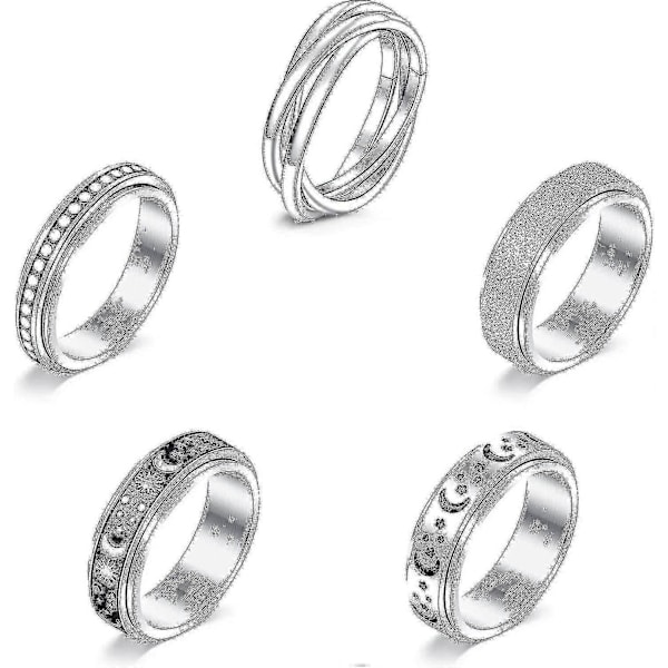 Fidget Ringe Angst Ring Til Kvinder Spinner Ring Til Angst Fidget Angst Ring Fidget Ring Spinner Ring