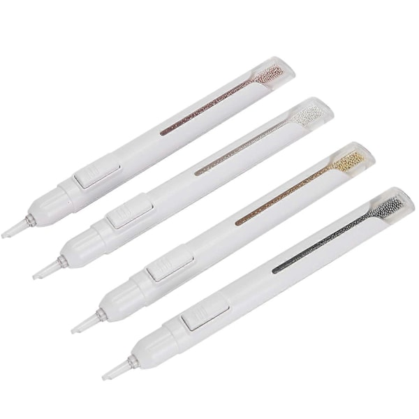 Nagelmålningspenna, 1 st DIY Dekoration Guld Prickpenna Nagelkulpenna Manikyr Prickpenna, Professionell Hemmasalong