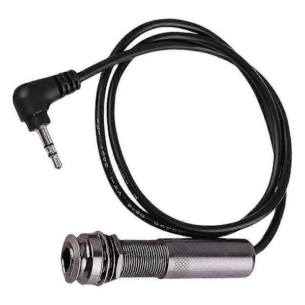 Gitarrpickupkabel Piezokabel Endpin Jack Gitarr Adapter Stereo Instrumentkabel
