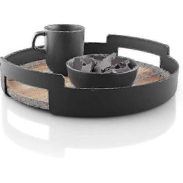 Nordic Kitchen Serveringsbakke, Simpelt og Tidløst Design, Sort