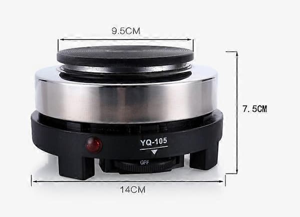 500W Elektrisk Mini Kokeplate Multifunksjon Matlaging Kaffevarmer Ny