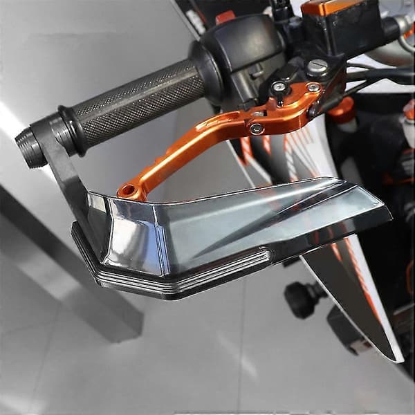 Par Sort Motorcykel Håndbeskyttere Protector 22mm Styremontering Vindafviser Ft