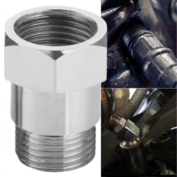 2 stk O2-sensor afstandsholder gevind universal M18 X 1,5 bilmotor lys iltsensor forlænger adapter