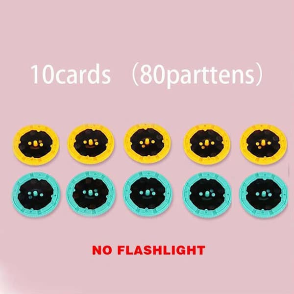 10 st Flash Light Slide Ersättning för Projektor Leksak Småbarnspresent
