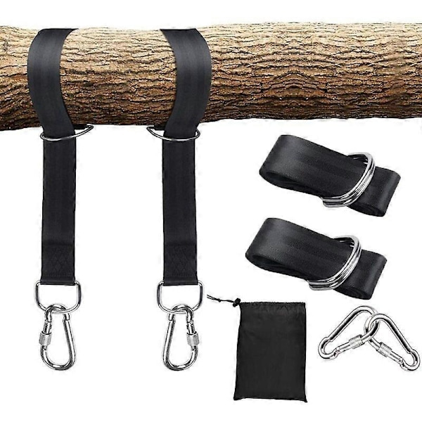 Hängmatta Hängande Remmar Hängmatta Rem med Två Krokar, 150CM Gungrem med D-Ring, Trädgårdsgunga (5cm150cm)