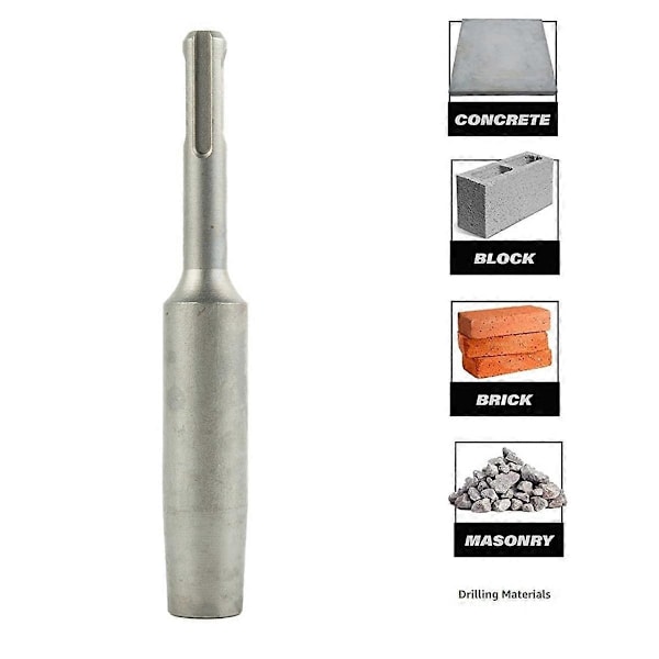 1 stk. SDS Plus jordspydsdriver 16 mm jordingsspyd hammerboremaskine jordingsspyd metal jordspydsdriver
