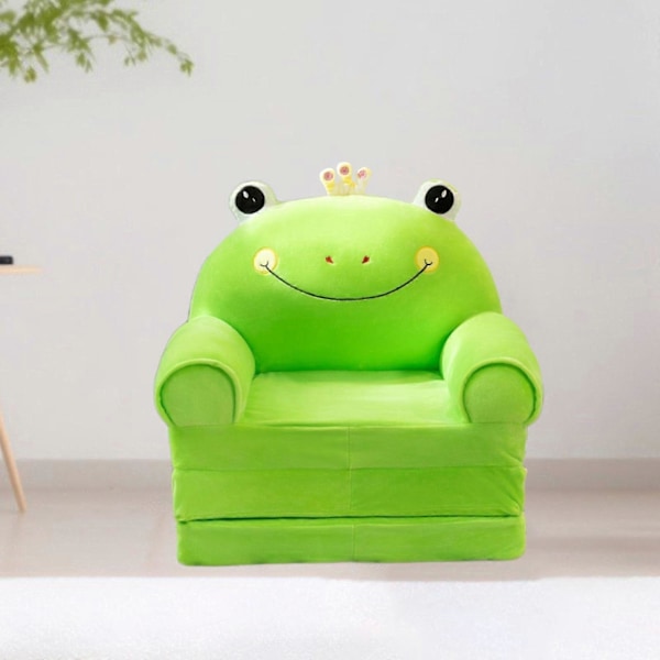 Børne Sofa Toddler Stol Konvertibel Sofa til Lounger 2 i 1 Tegneserie Toddler Sofa Fold Ud til Hjemme Stue Legeværelse
