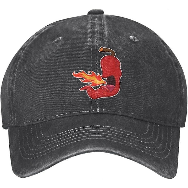 Breathing Fire Hot Unisex Cowboyhatt Baseball Caps Justerbar Sports Golf Denim Casquette Caps Stil 1348
