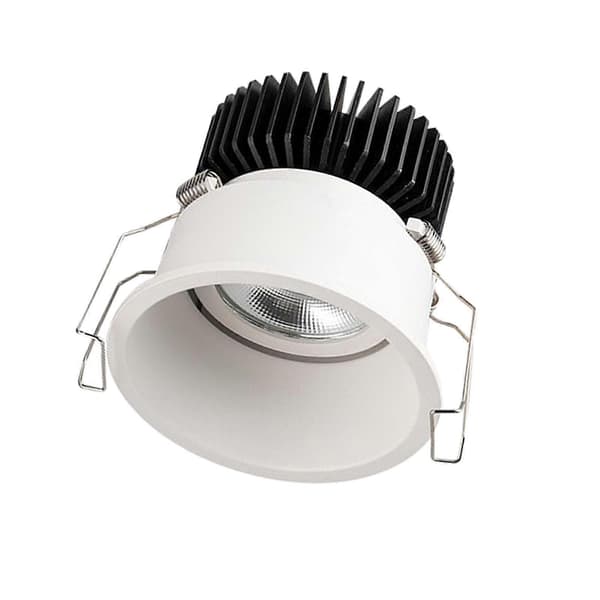 Innfelt downlight taklampe 30° vippevinkel spotlight hvit_5W_55mm