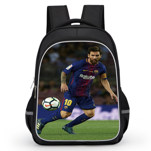 Messi Cristiano Ronaldo skoletaske folkeskoledreng Juventus Ronaldo byrde-reducerende rygsæk style 4