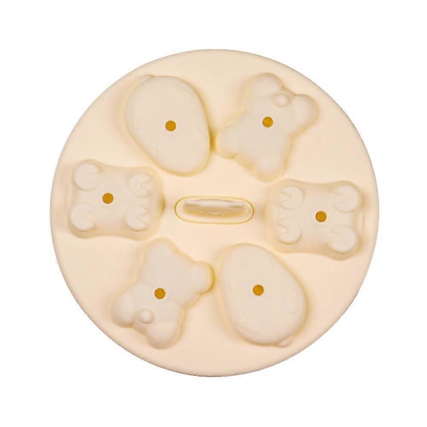 Silikon Kakform Donut Maker Silikon Bakplåt Cupcake Muffin Form Mini Kakform, beige