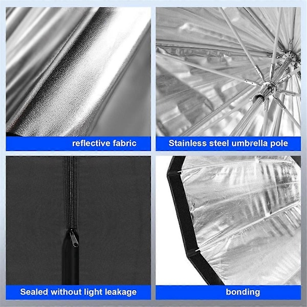 Oktagonal Paraply Softbox 80cm Universal Topp Blixt Softlight Skydd