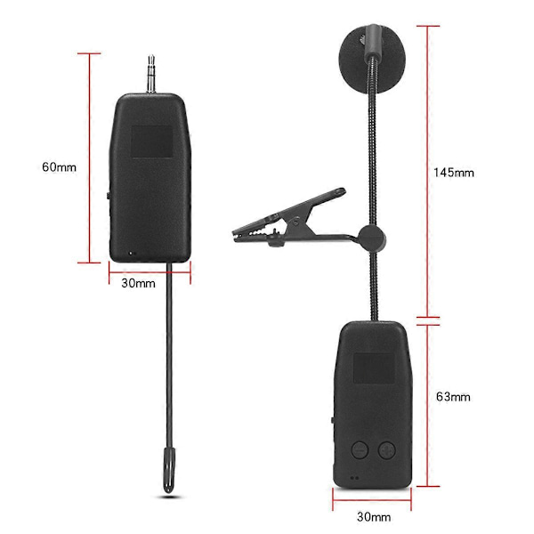 Trådlöst Saxofonmikrofonsystem, Clip on 1 Mikrofon