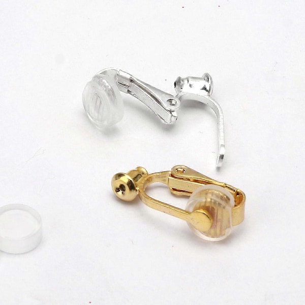 24 stk. Clip-on Øredobber Konvertere Kit Dame Elegant Øreklips Ikke-piercet