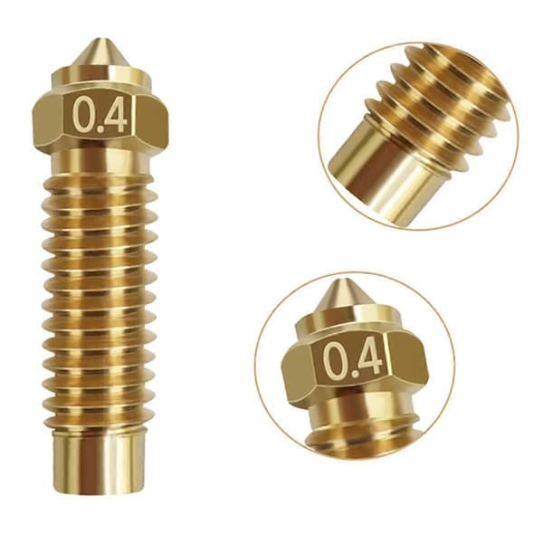 Dysersæt til Neptune 4 Plus, 3D Printer Dele 10STK 0,4 mm Messing Dysersæt til Neptune 4 Plus/N
