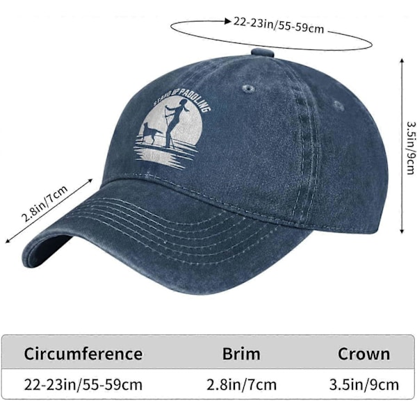 Unisex Stand Up -melontalauta Cowboy-hattu Baseball-lippikset Säädettävä Urheilu Golf Denim Casquette Lippis Tyyli 1610