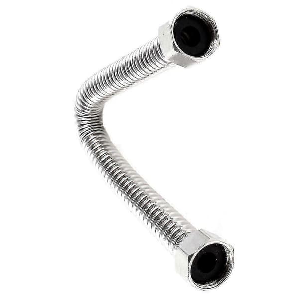 Badeværelse 20 mm brusehovedslange i rustfrit stål 30 cm sølv