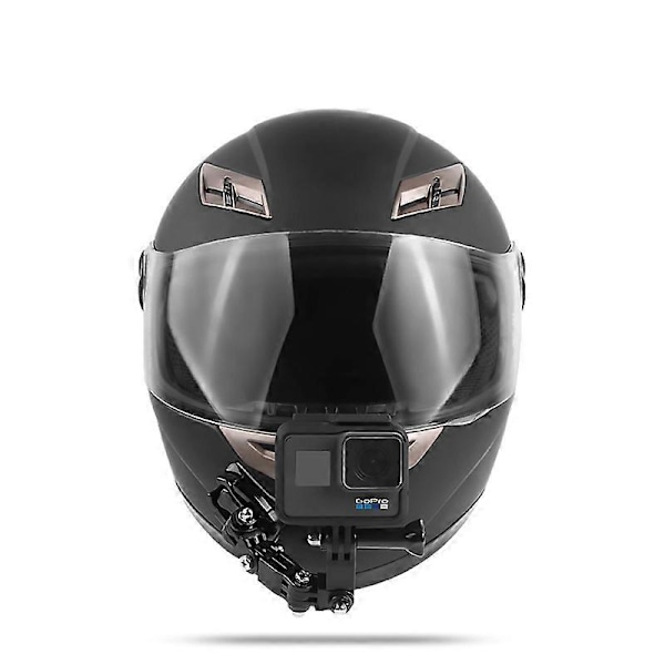 Passer for GoPro9/10 Mountain Dog Xiaoyi DJI Kamera Universal Motorsykkel Sykkel Hjelm Hakeholder 19 Deler ScrollsQY