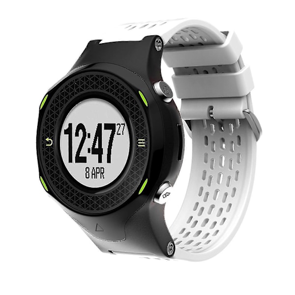 Mjukt silikon Ersättningsarmband Andningsbart Sportarmband för Garmin- Approach S4/s2 Vivoactive A c