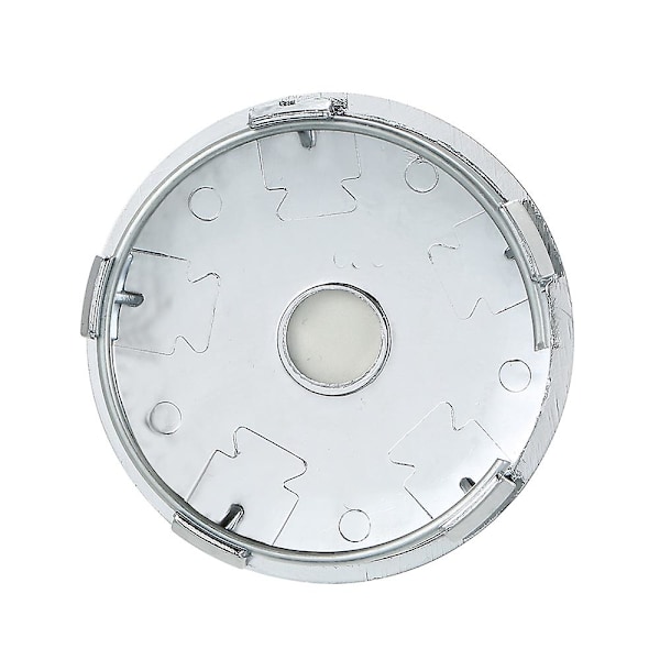 56mm Bilhjul Navkapslar Däckfälg Navkapsel Skydd Universal ABS Krom Silver 4 ST