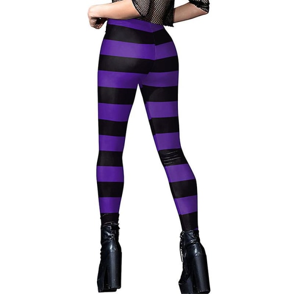 Naisten halloween crossover-leggingsit korkeavyötäröiset pehmeät printed style 4 S