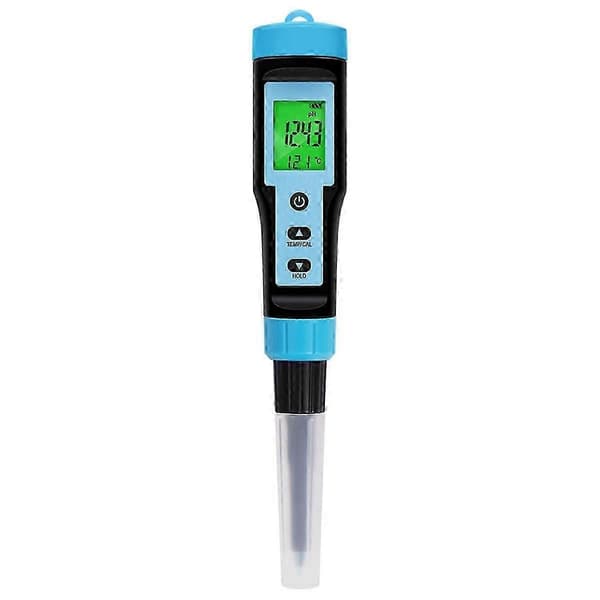 Mat-pH-mätare 0,00-14,00PH Hög Noggrannhet Temp PH-testare Sensor Surhetsanalysator för Köttkonservering Ost Deg Vatten A